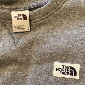 The North Face Heather Gray Logo Crew Sweatshirt